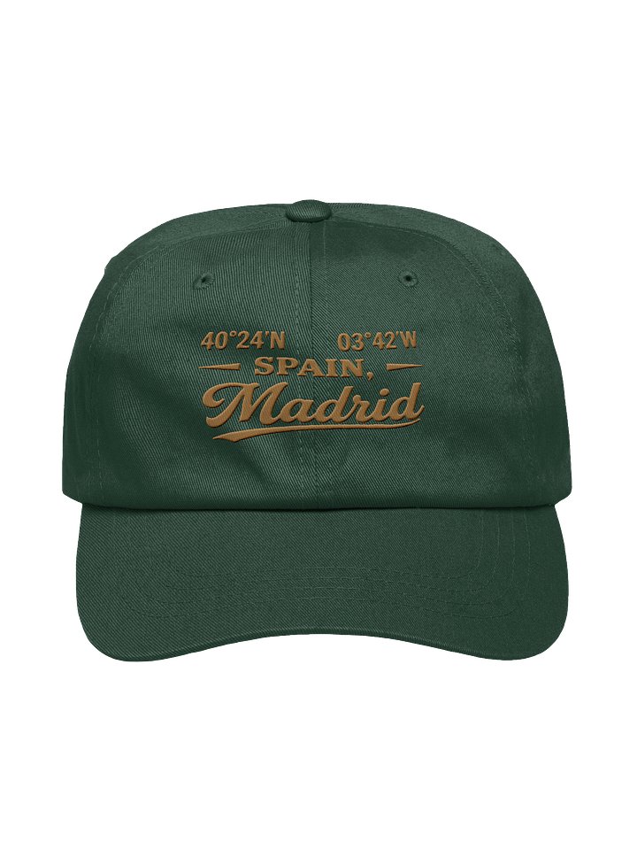 Madrid Spain Coordinates Dad Hat – Travel Cap product image (3)