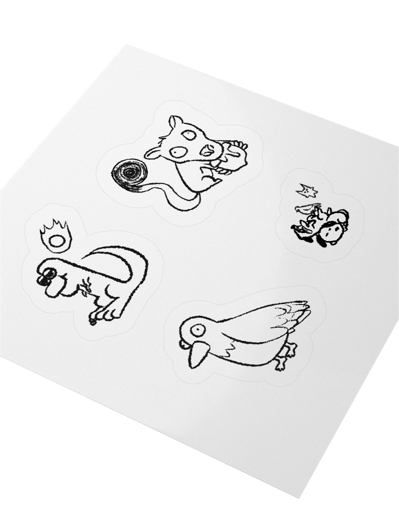 ‘Animals’ Doodle Stickers product image (3)