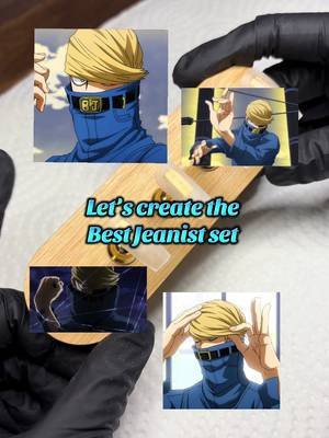 The #bestjeanist set 💙  He’s such an icon and I just had to upload this set for pride month, he’s such a diva 💅🏼 This set will be available to purchase on my website soon, Thebuildergelbabe.com 🫶🏼  #myheroacademia #bnha #animenails #mha 