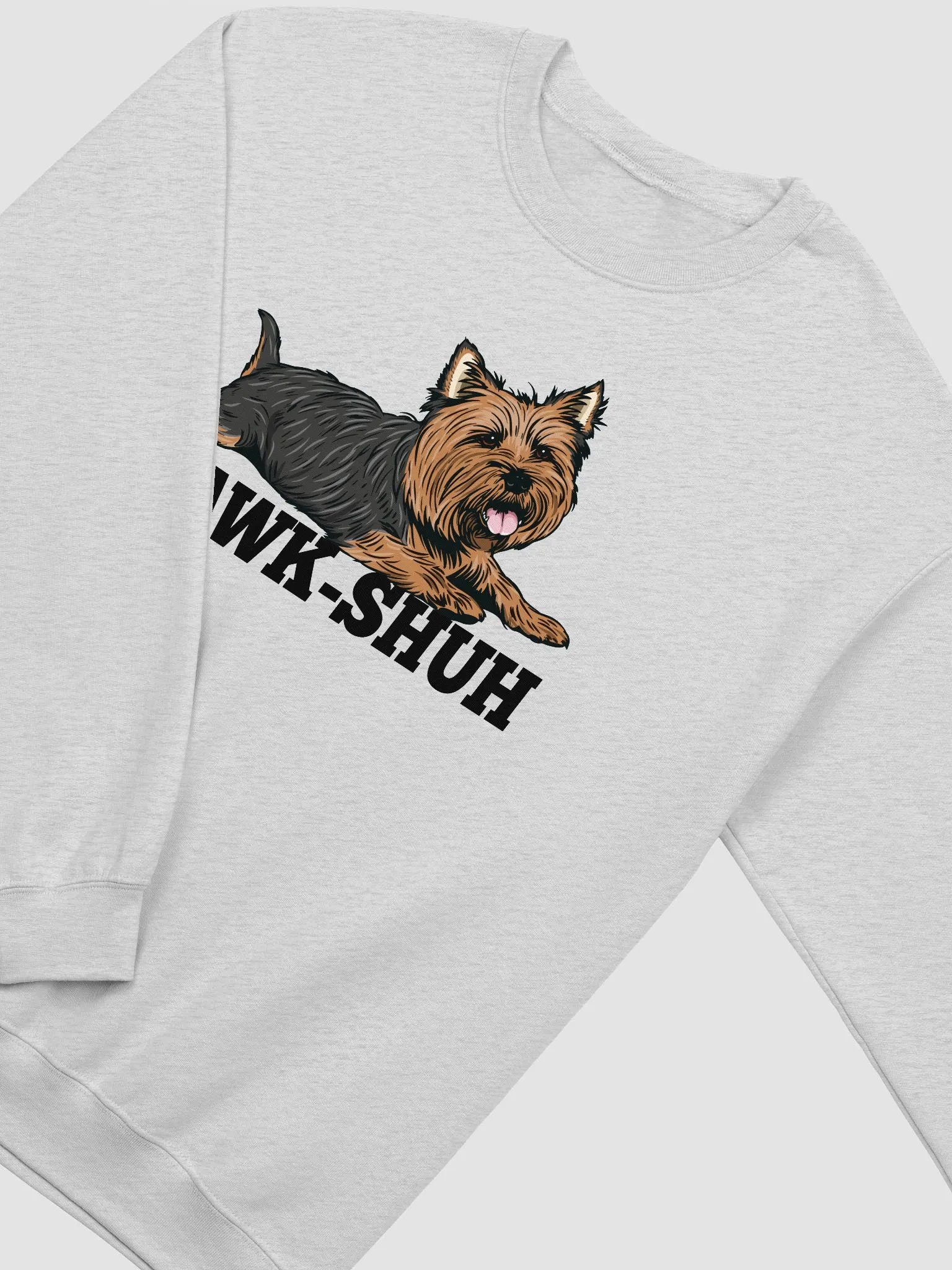 Yawk-Shuh Sweatshirt of a Yorkshire Terrier | Funny Shirt for Yorkie Paw-rents product image (4)