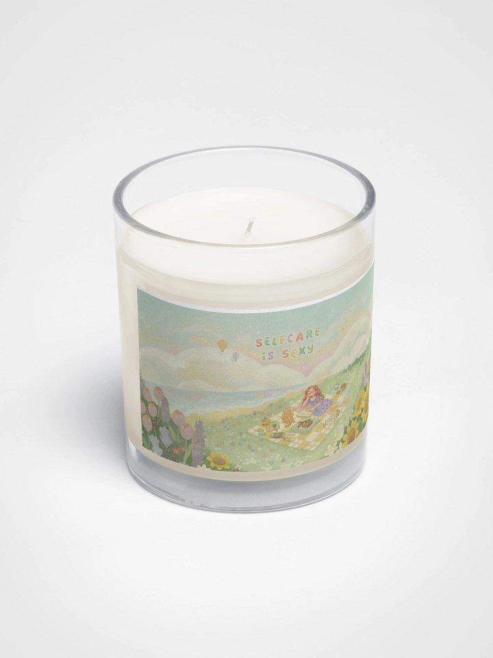 Selfcare Club | Wax Candle (unscented) | Full print with text product image (2)