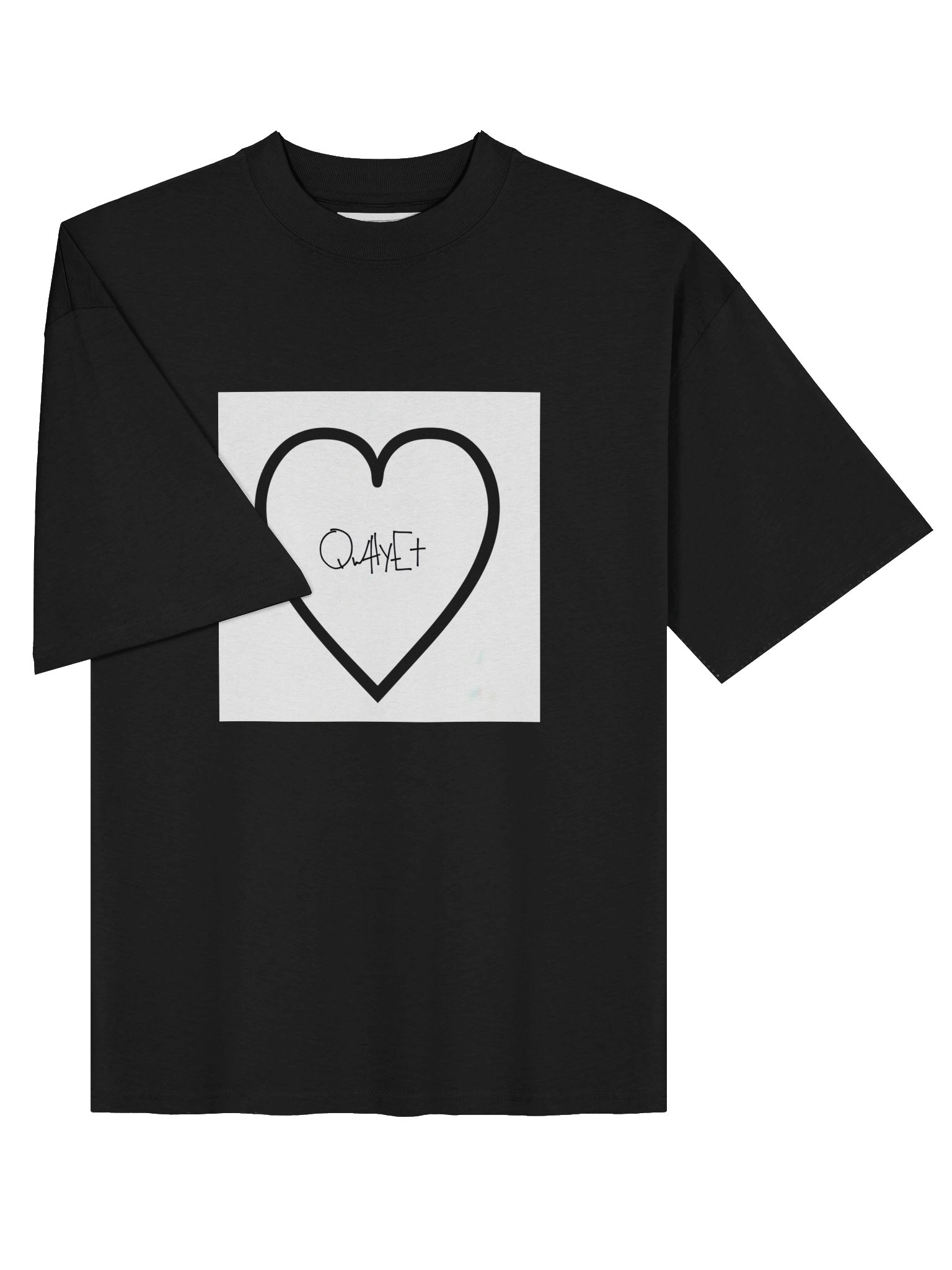 QWHYET HEART Oversized Tee product image (3)
