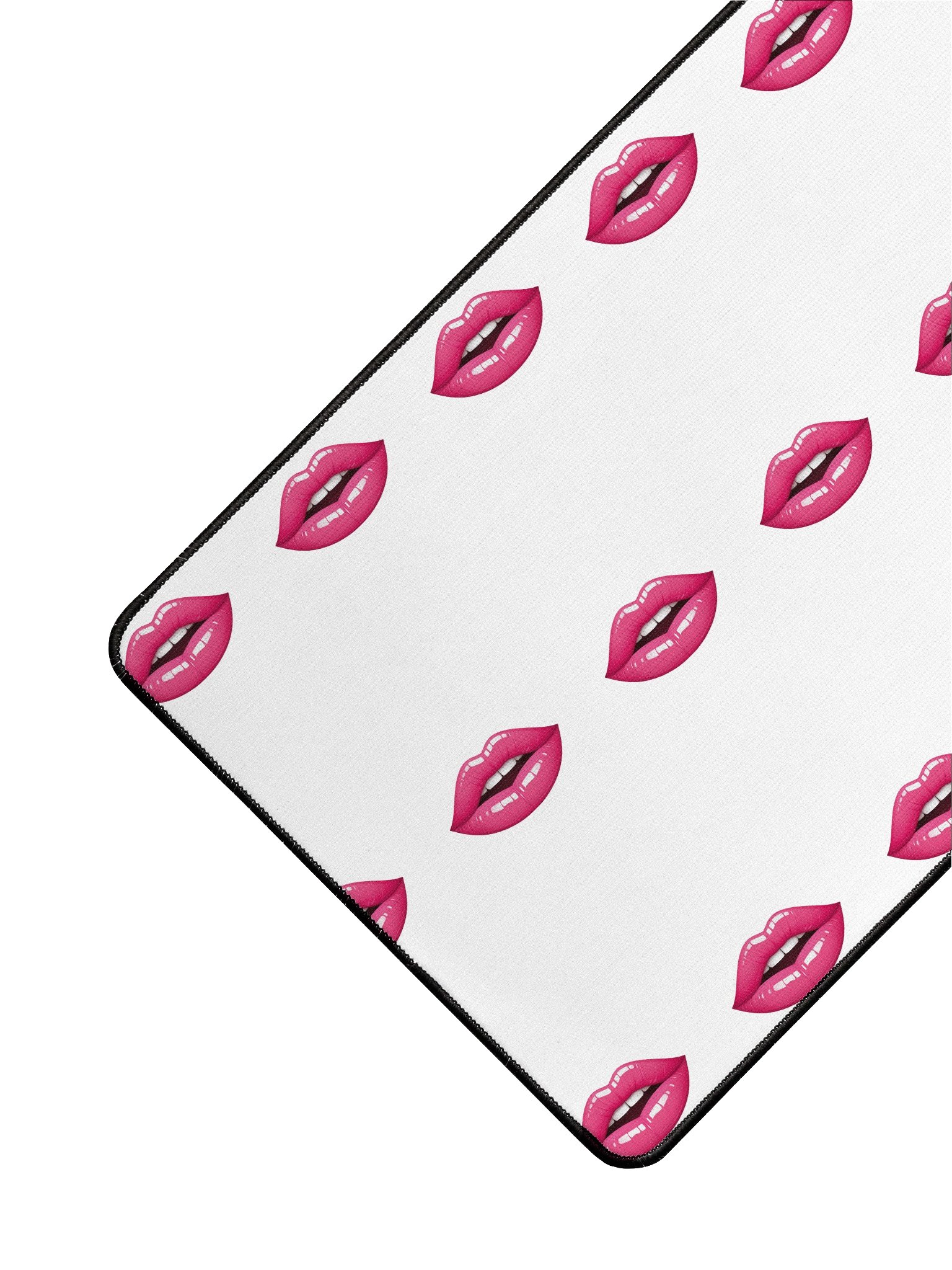 Pink Lips Large Mouse Pad by AdrenRush product image (3)