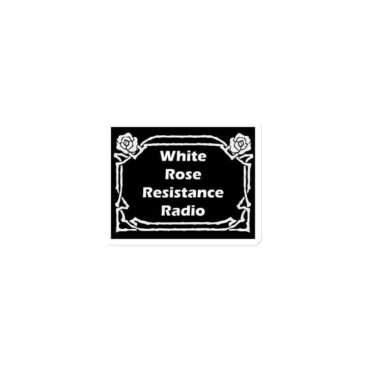 White Rose Resistance Radio Logo v2 magnet product image (1)