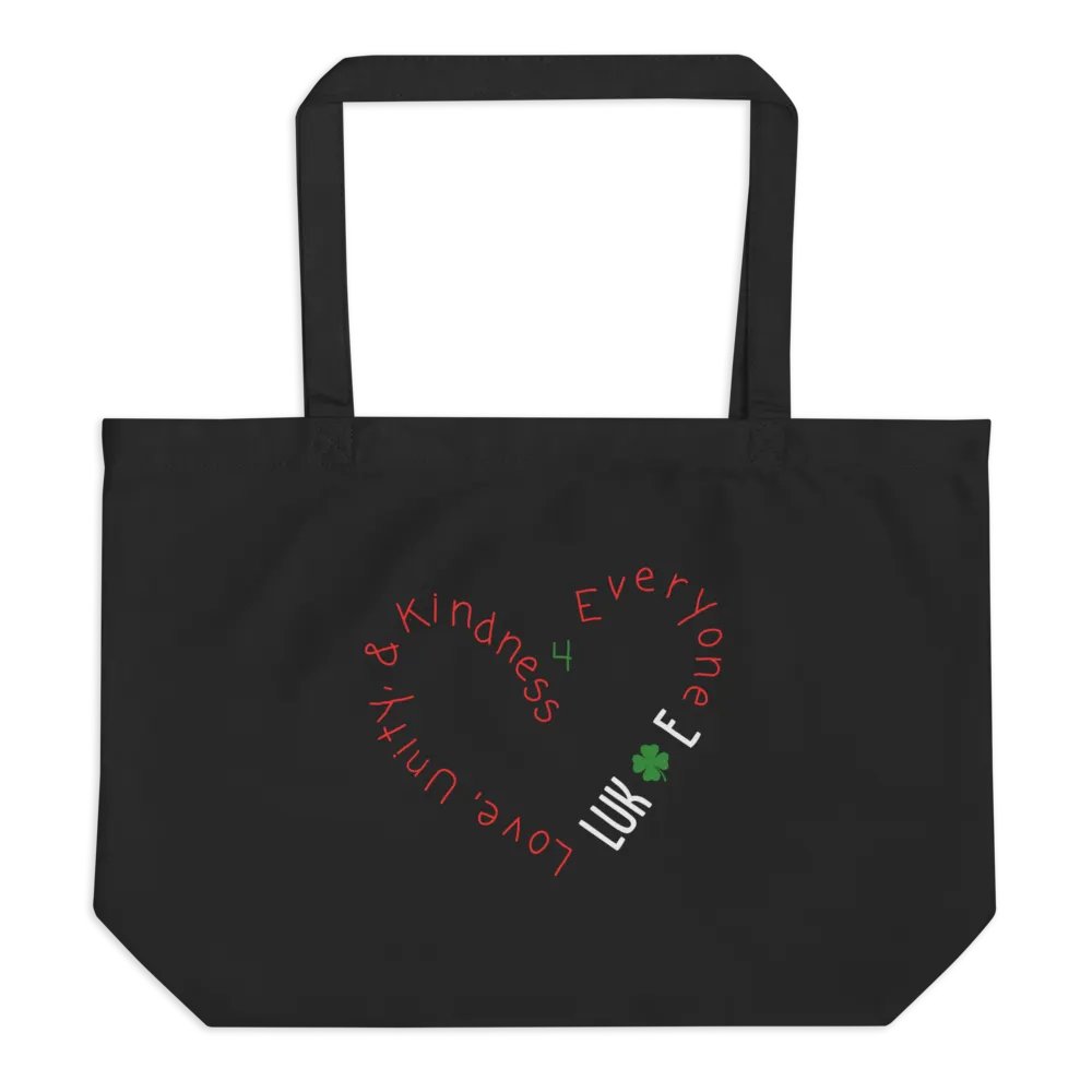Unity Heart Organic Tote Bag product image (1)
