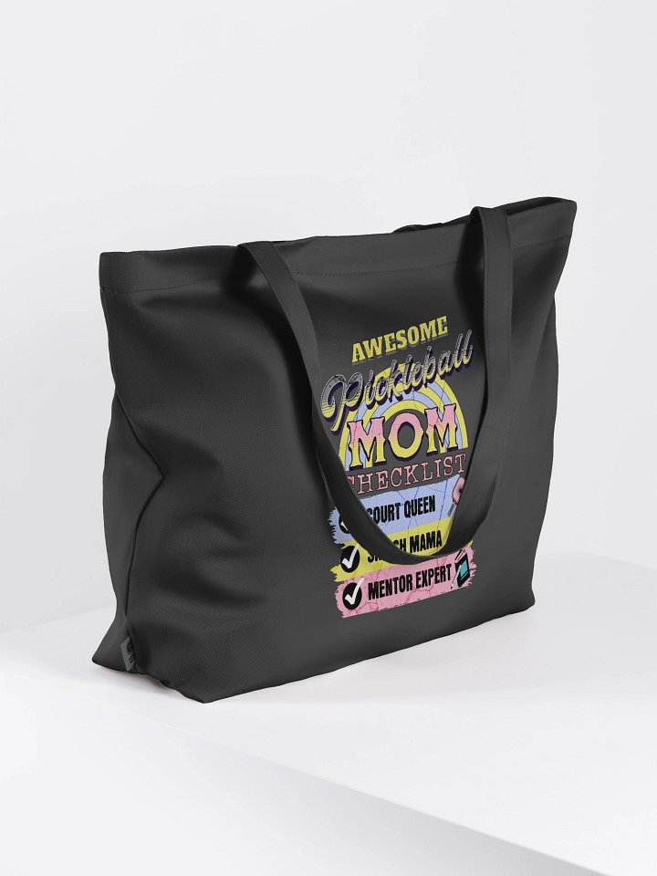 Awesome Pickleball Mom Checklist Tote product image (1)