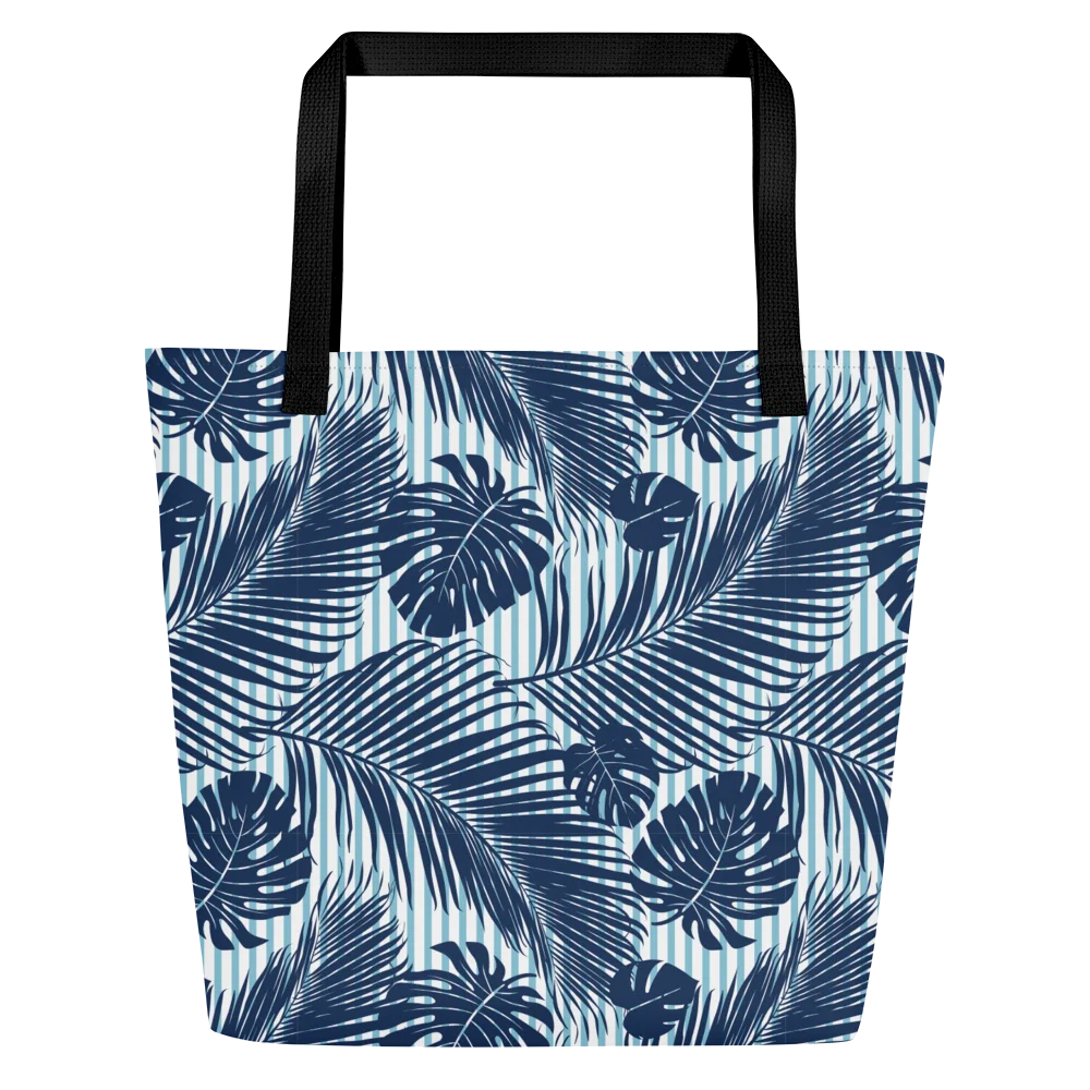 Palm Tree Leaf Large Tote Bag: Function Meets Fashion product image (1)