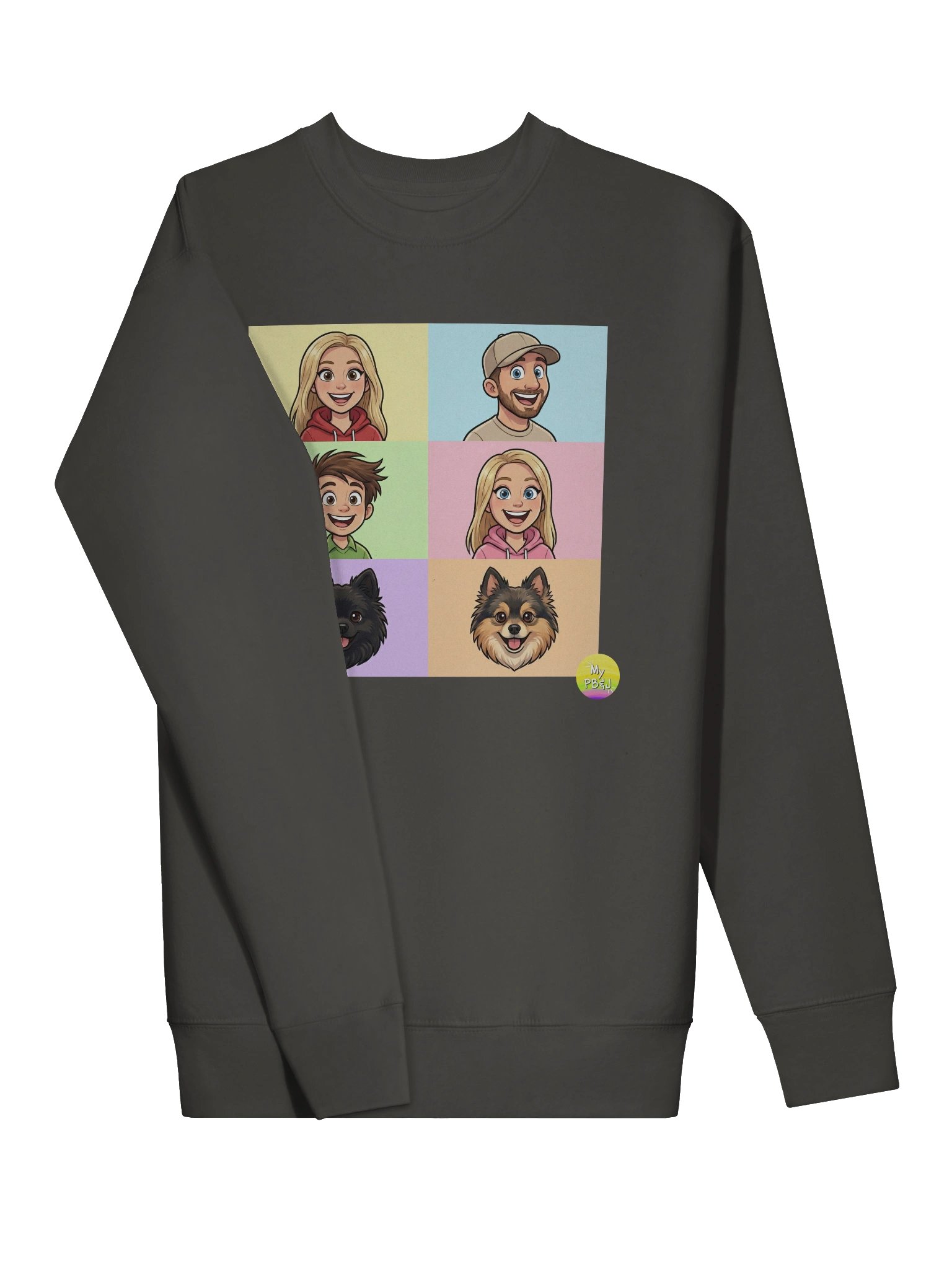 Squares My PB & J Adult Sweatshirt product image (101)