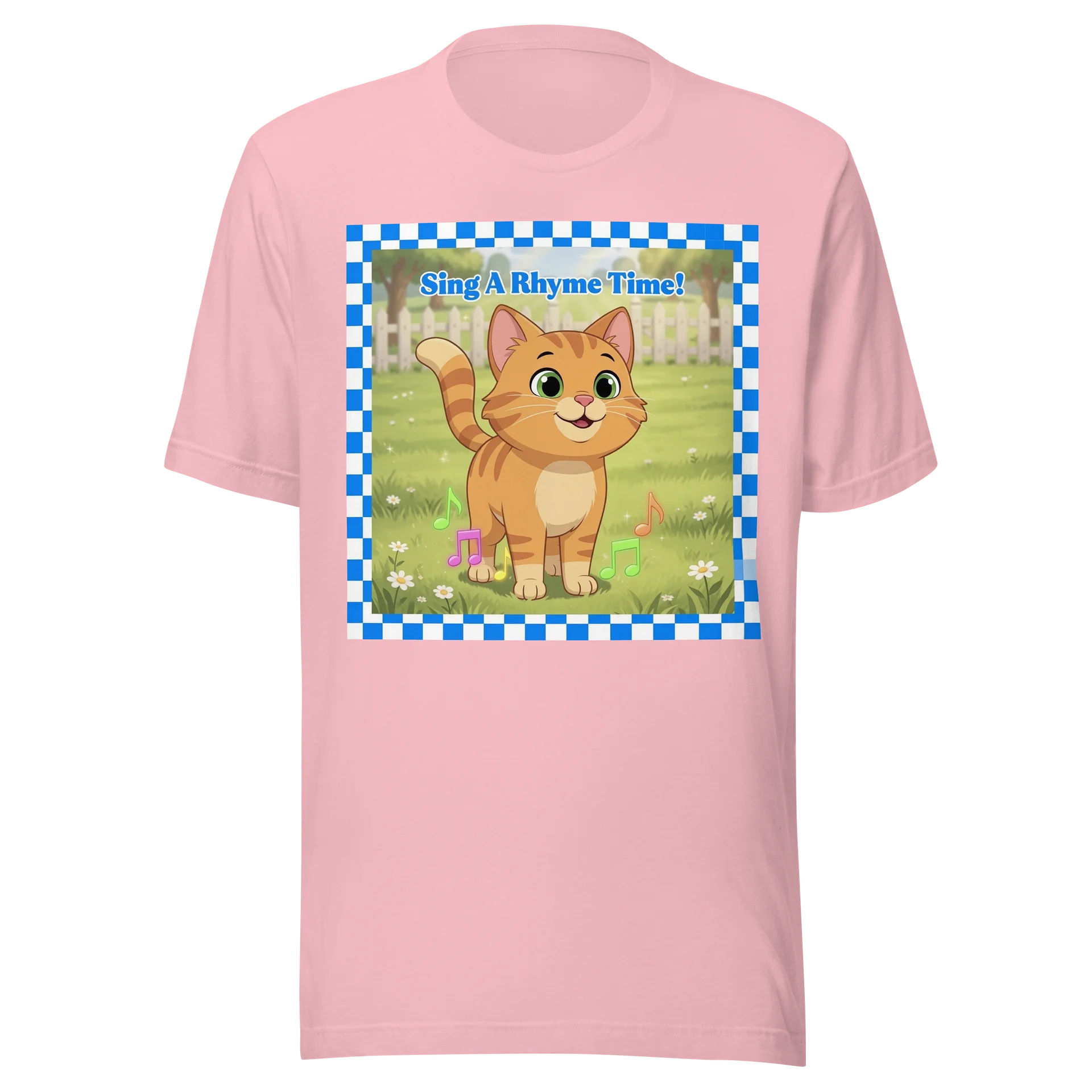 Nursery Rhyme Cartoon Kitten Friends Tee product image (1)