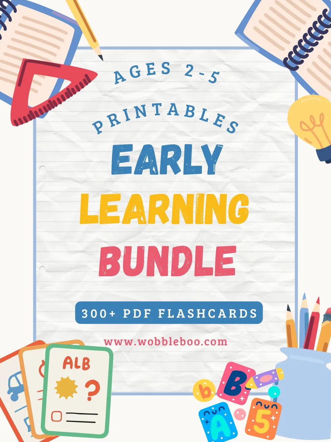 Printable Flashcards: Early Learning Bundle product image (1)