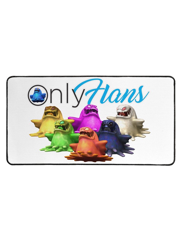OnlyFlans Mousemat – Gamer Meme Desk Pad product image (1)