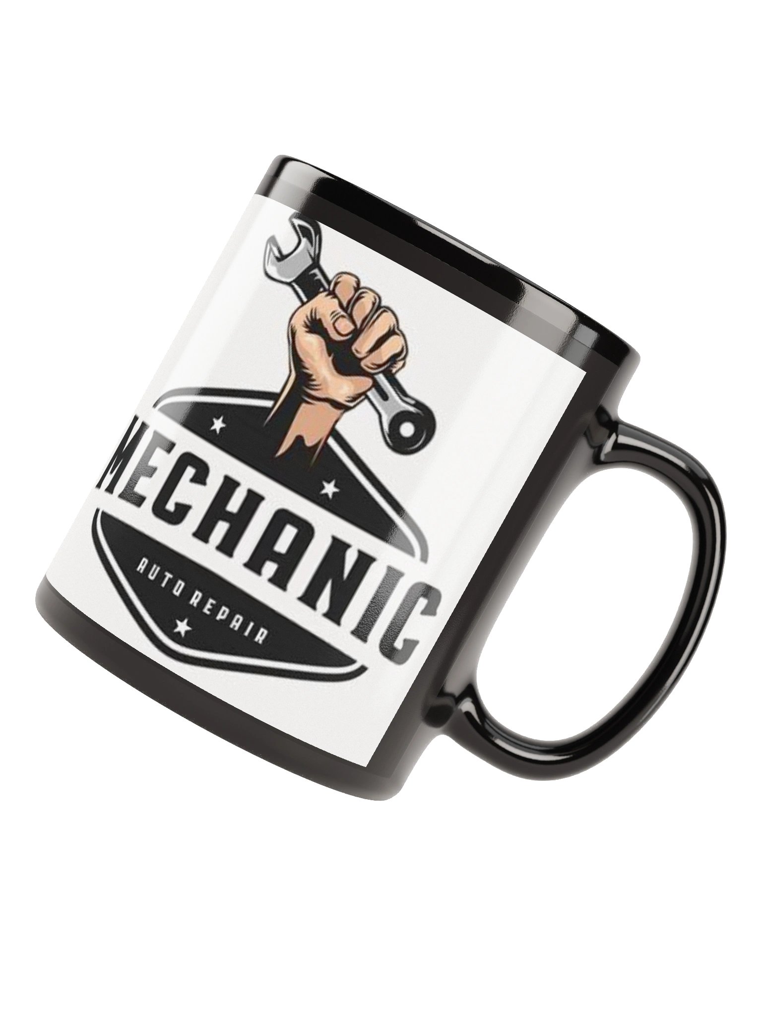 Black Glossy Mug | Mechanic Auto Repair Mug | Garage Life Coffee Mug | Automotive Technician Gift | Car Enthusiast Cup product image (6)