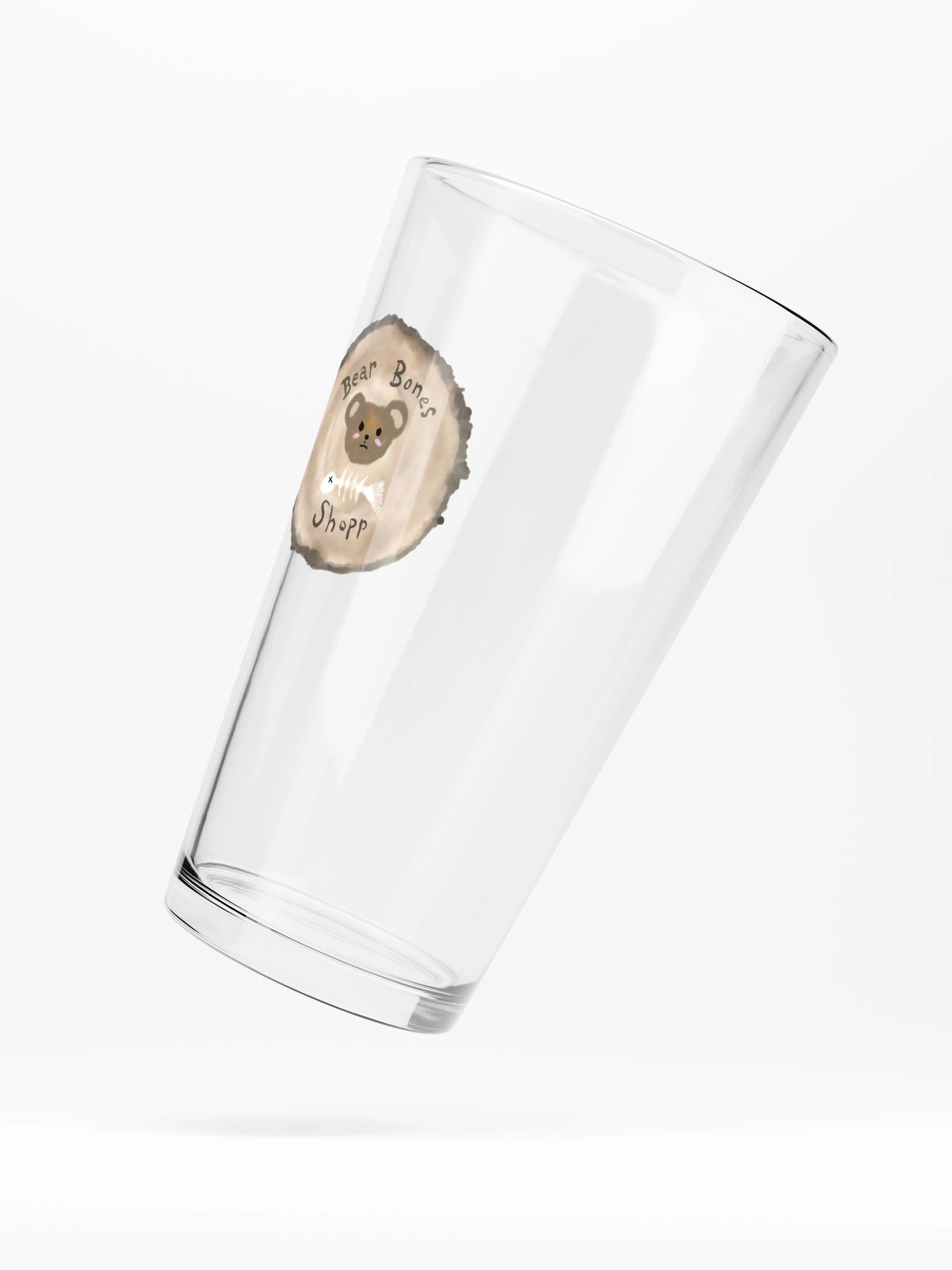 Bear Bones Shopp - Pint Glass product image (5)