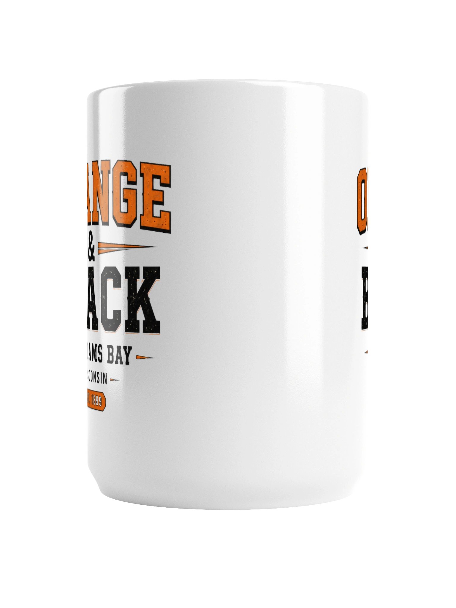 Orange & Black 15oz Mug product image (2)