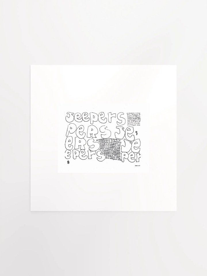 jeepers creepers panel card print product image (2)
