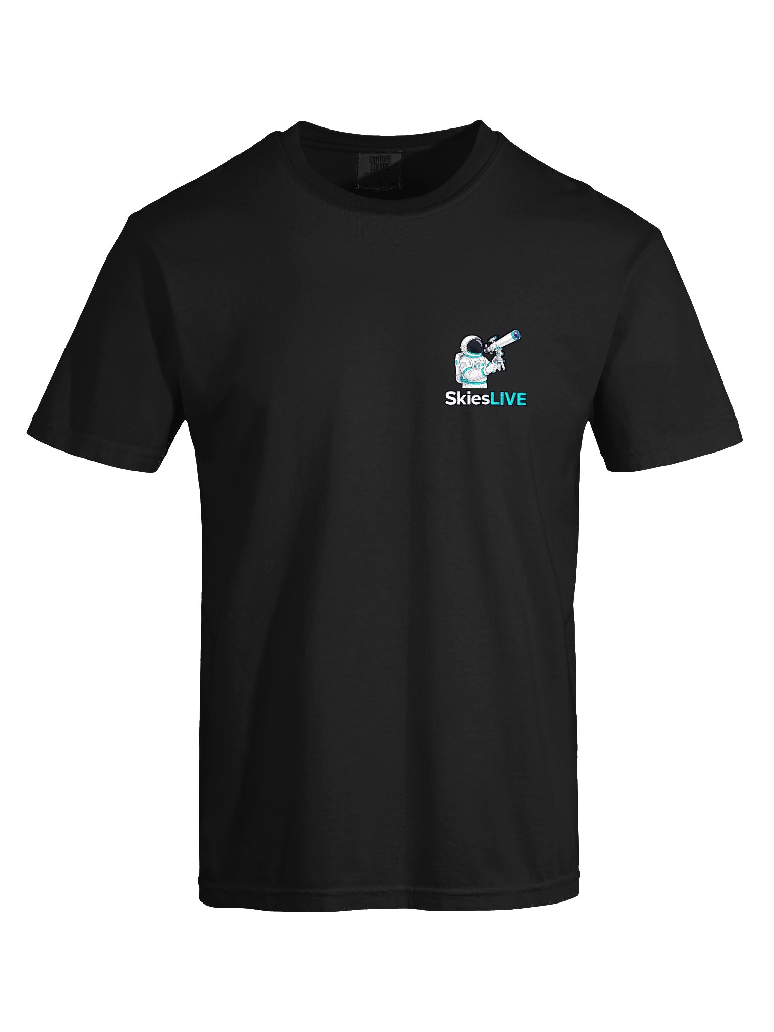 SkiesLIVE Astronaut Embroidered Heavyweight Tee product image (9)