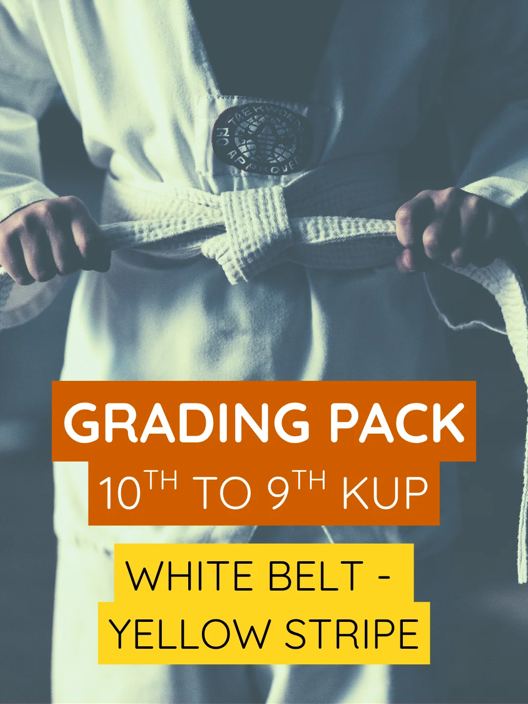 Taekwondo White Belt / Yellow Stripe Grading Pack - 10th to 9th Kup product image (1)
