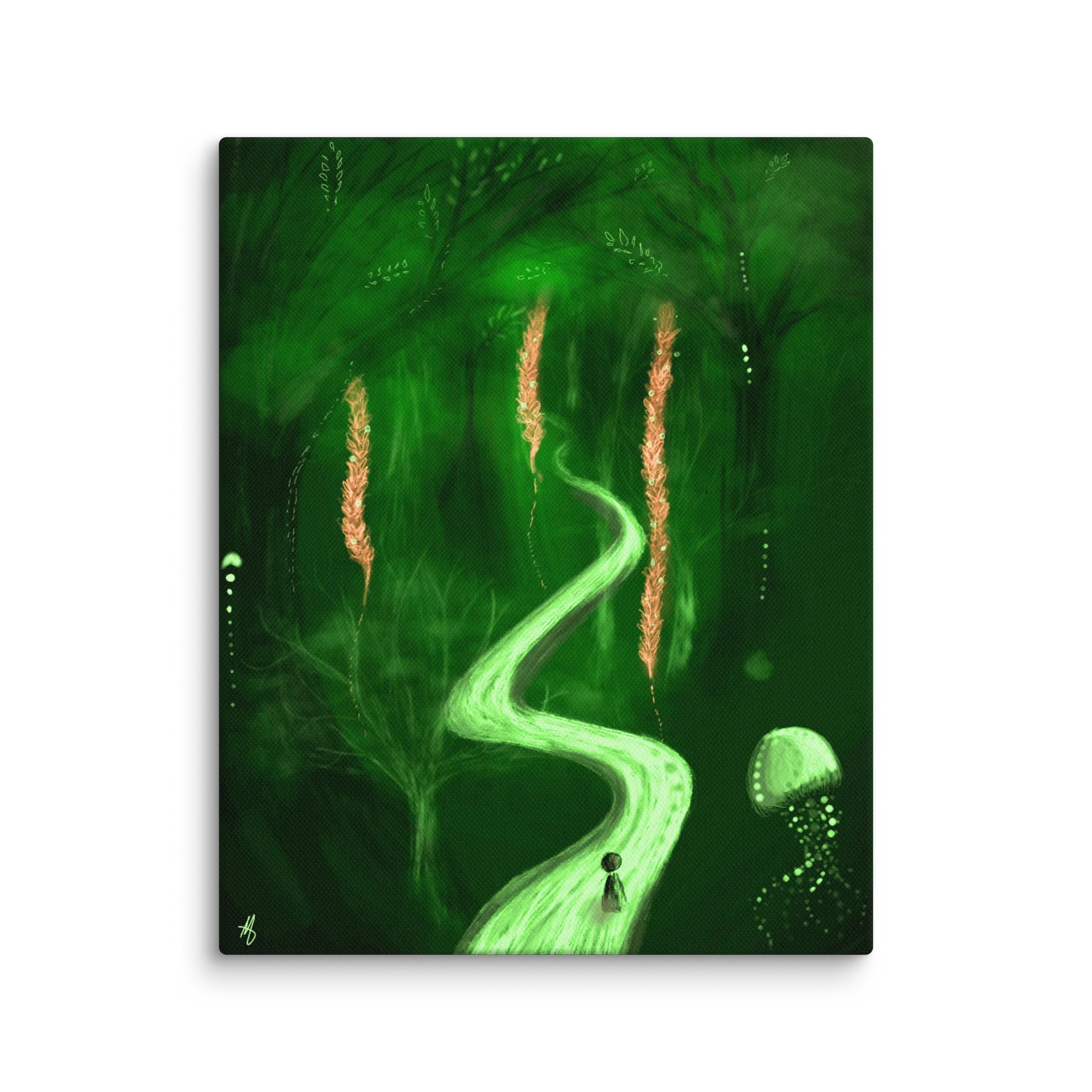 Deep Within: The Soul's Luminous Path – Fine Art Canvas Print product image (1)