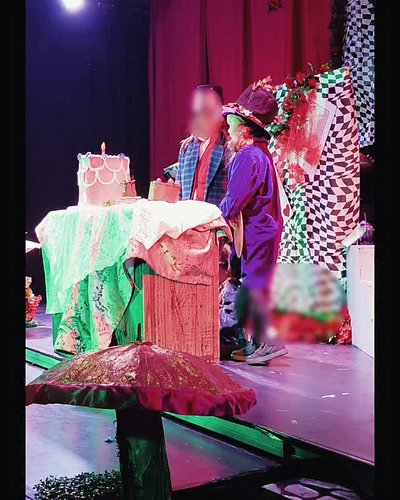 Ana Lea as The Mad Hatter 
Alice in Wonderland - 7/30/26
#communitytheatre #theaterkids