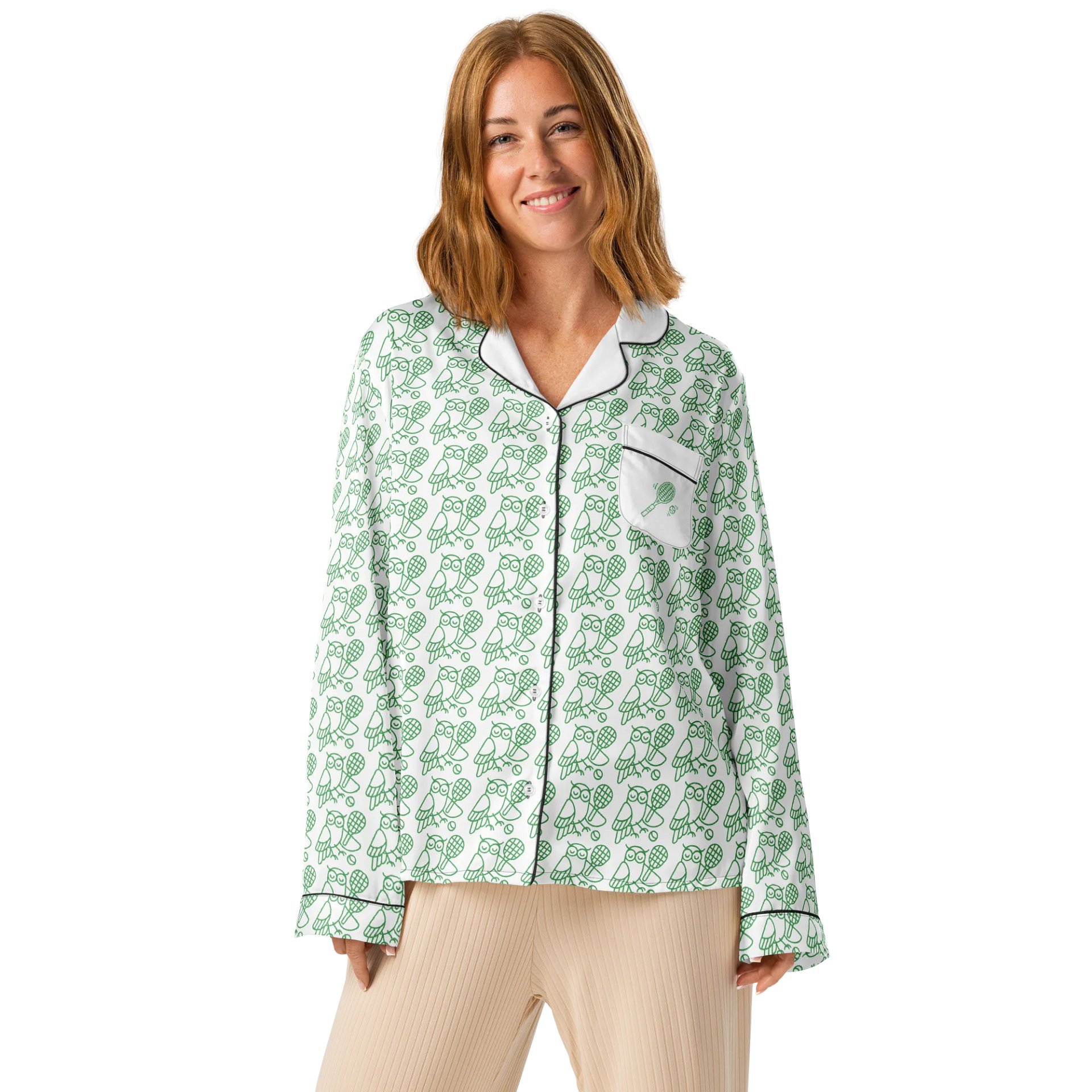 Vibrant Tennis Dreams Women's Pyjama Top product image (1)