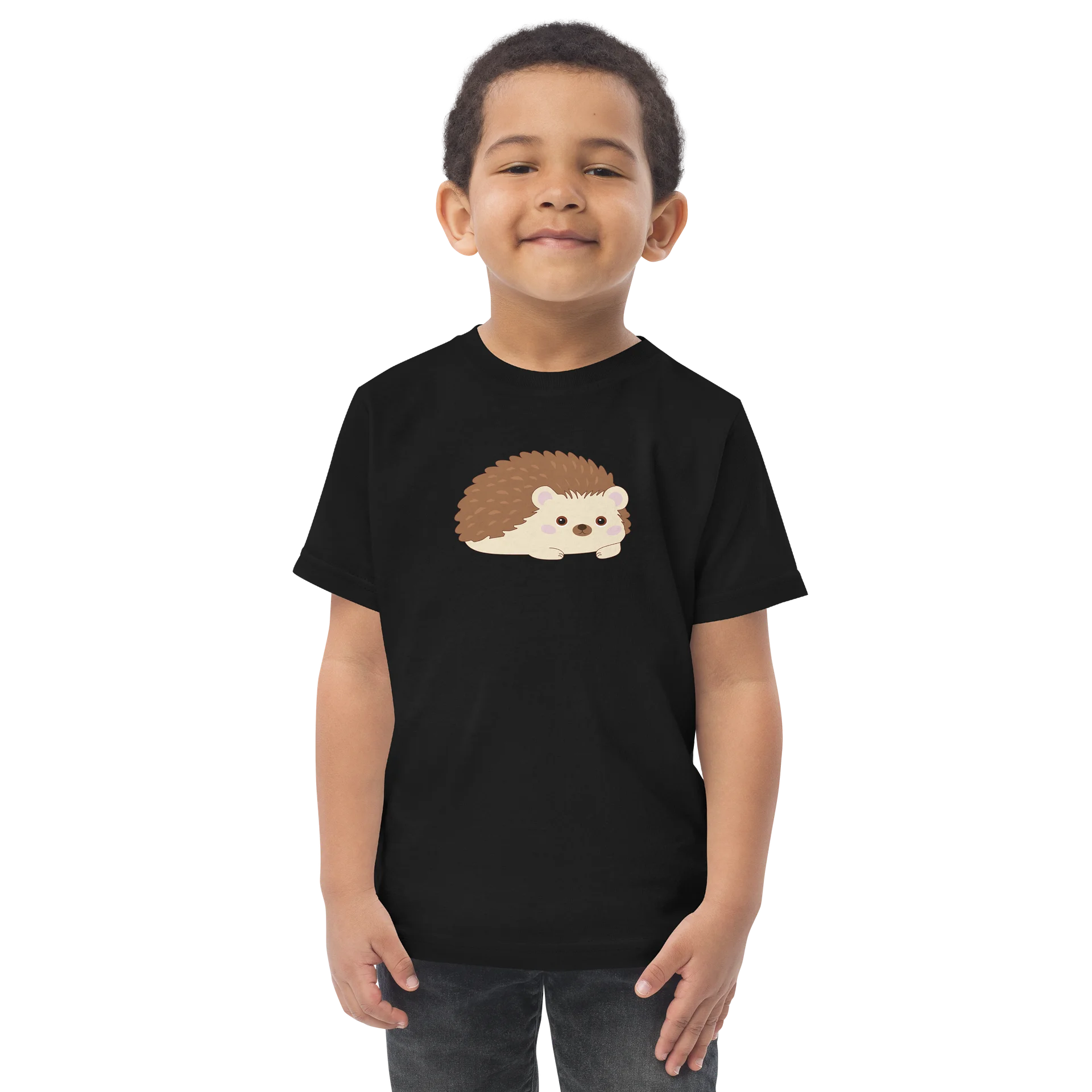 Woodland Animals Hedgehog Toddler Jersey T-Shirt product image (1)
