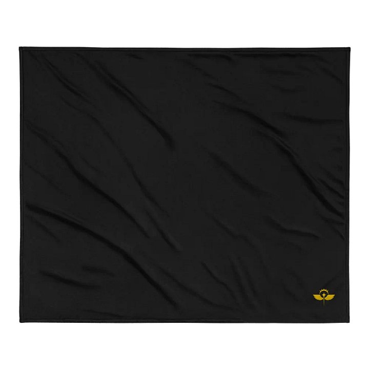 Adeptus Momfriendicus Sherpa-Style Embroidered Blanket product image (2)