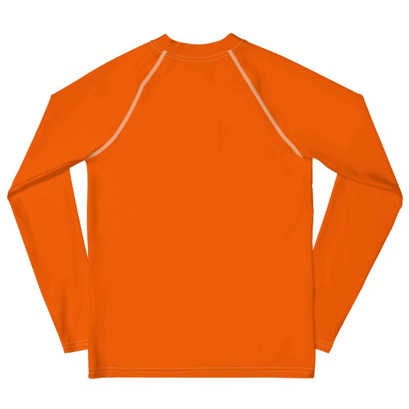 Wild Orange Neon Youth Rashguard product image (2)
