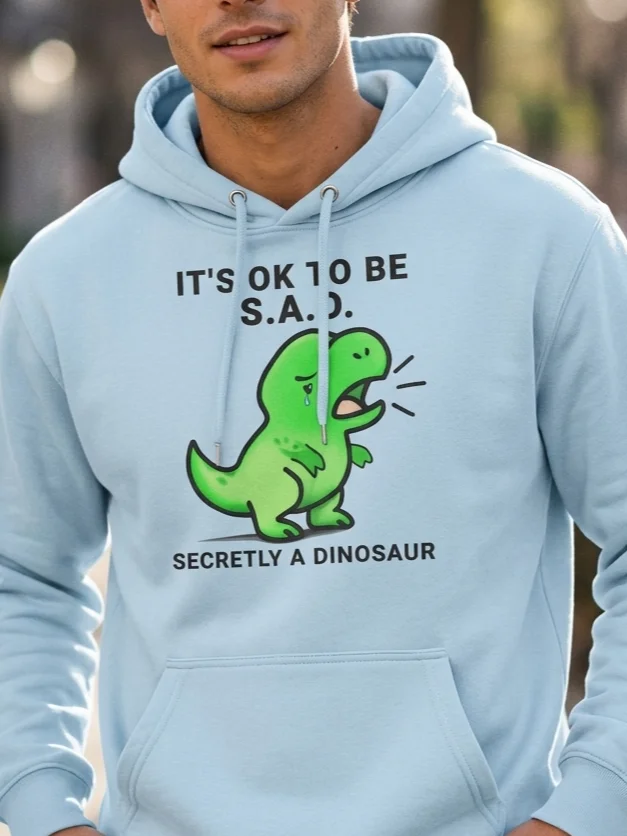 S.A.D. Dino- Cotton Hoodie product image (10)