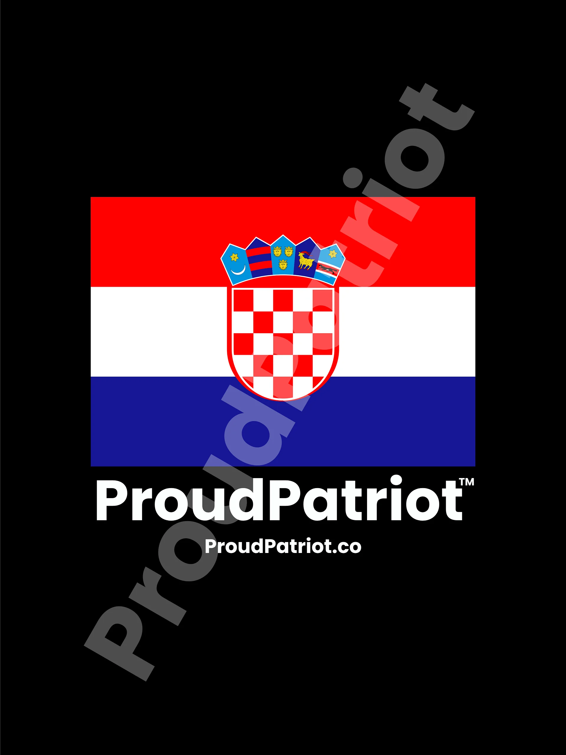 Croatia Proud Screensaver Dark Mode product image (1)