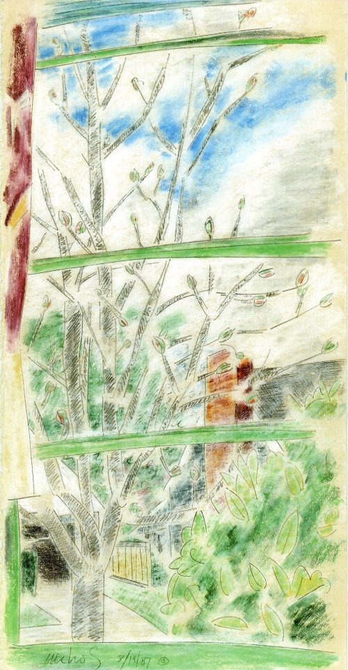View from 1010 window 1987 print product image (1)