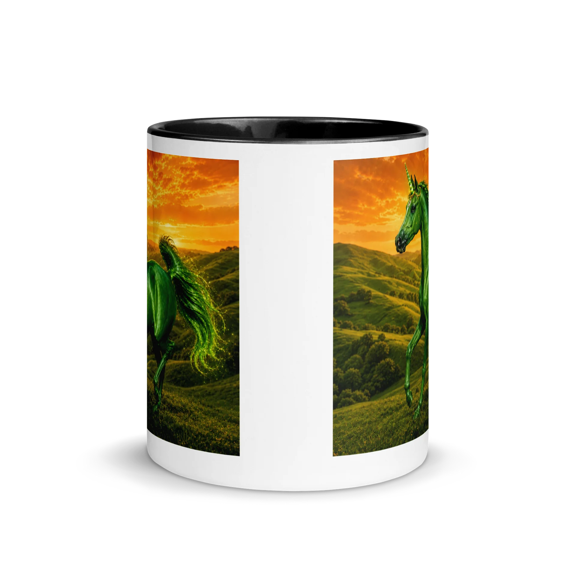 Unicorn Mug: Green product image (3)