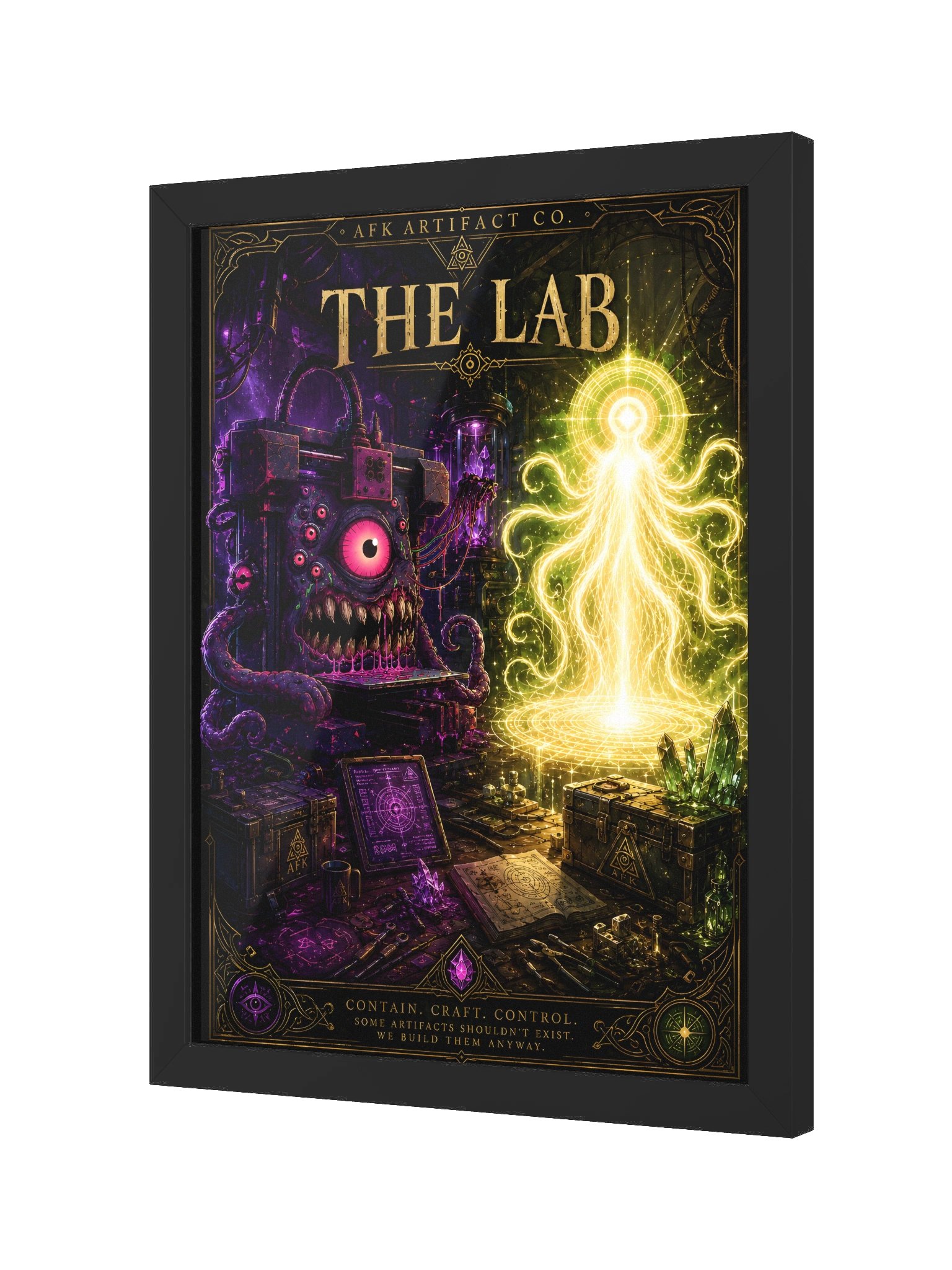 The Lab — AFK Artifact Co. Framed Poster product image (2)