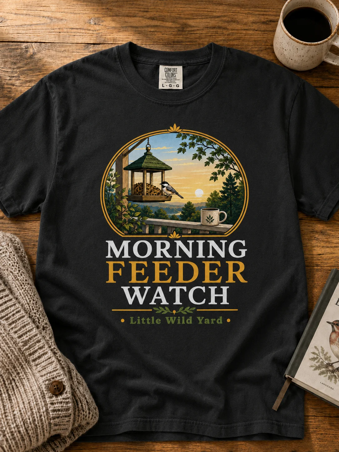 Morning Feeder Watch T-shirt product image (1)