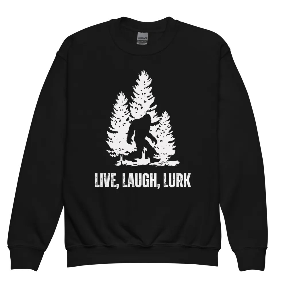 Live, Laugh, Lurk Youth Sweatshirt product image (1)