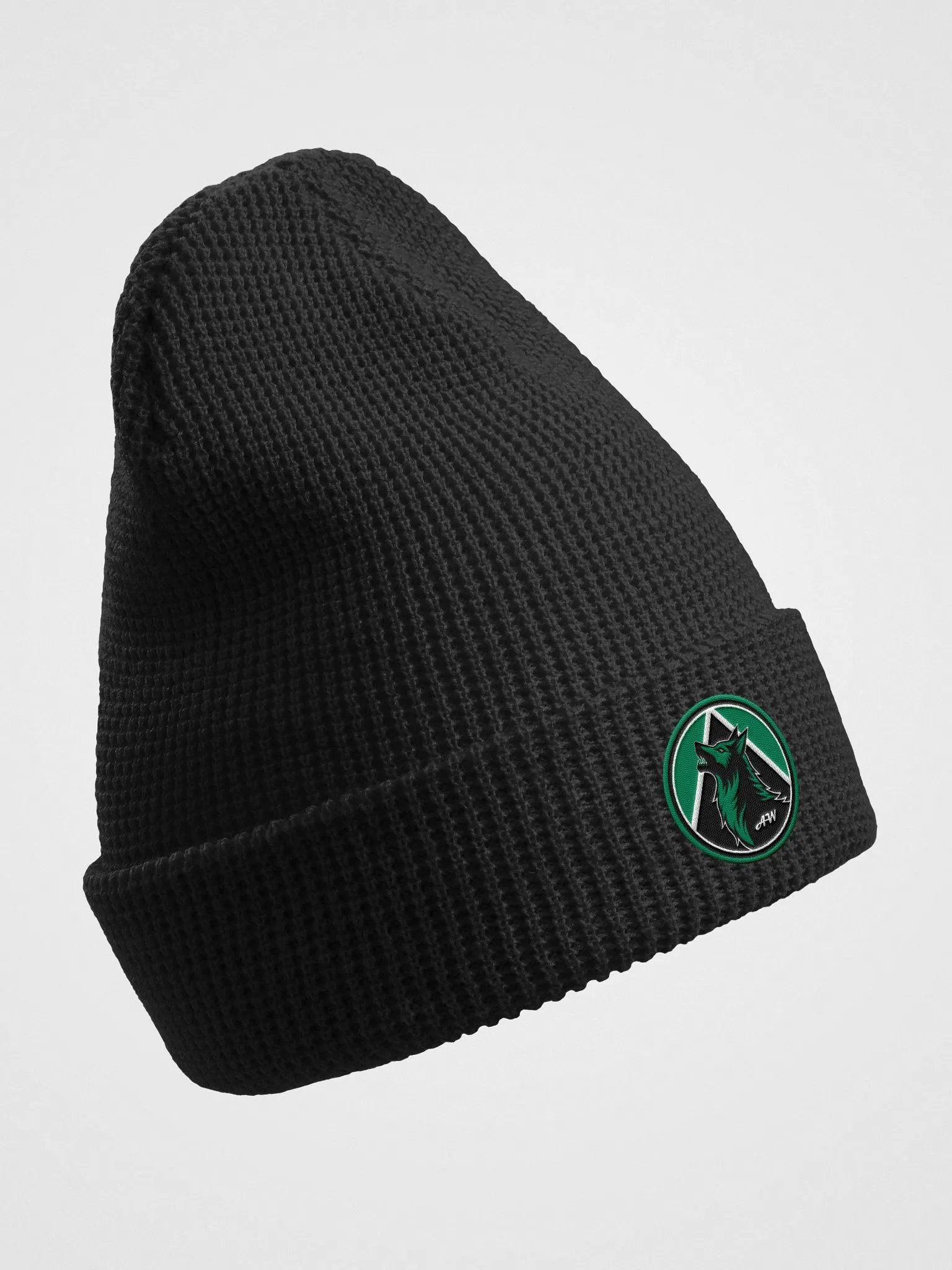 AlphaWolf Logo Waffle Beanie product image (7)