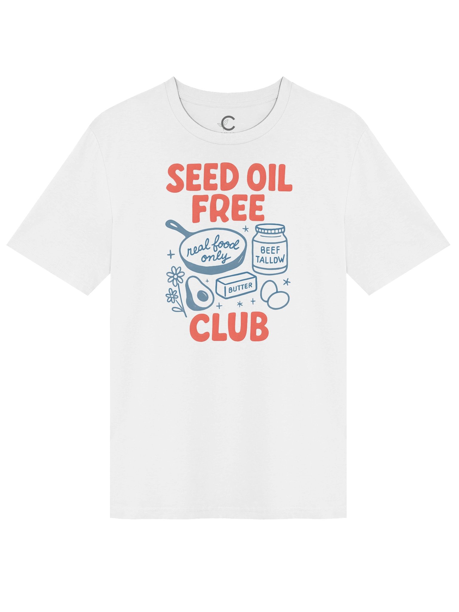 Seed Oil Free Club Organic T-Shirt product image (14)