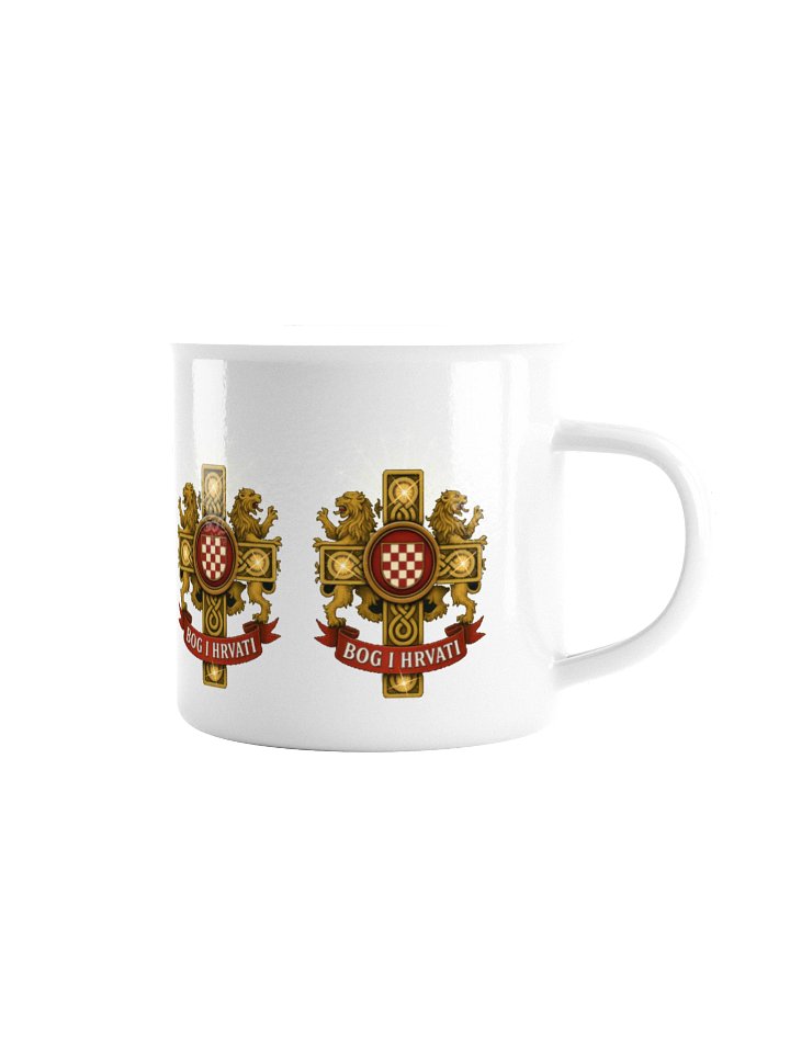 Royal Crest Enamel Mug product image (1)