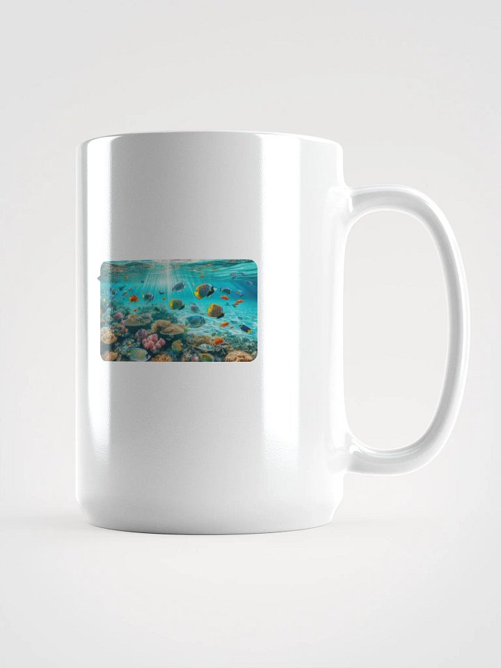 Vertical Vibes Mug | AI Design beautiful underwater scenery product image (1)