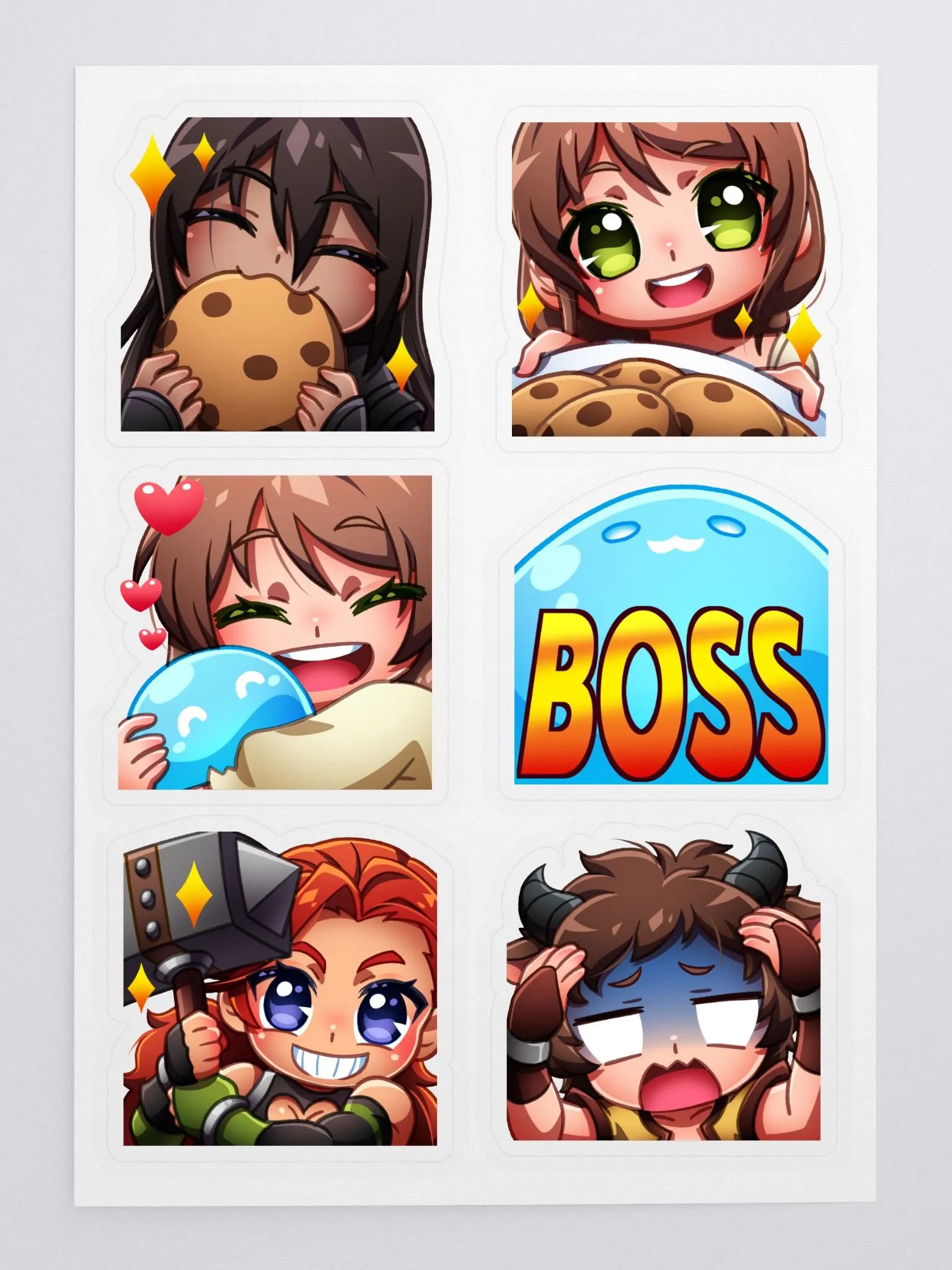 Slime Cafe Sticker Sheet product image (3)