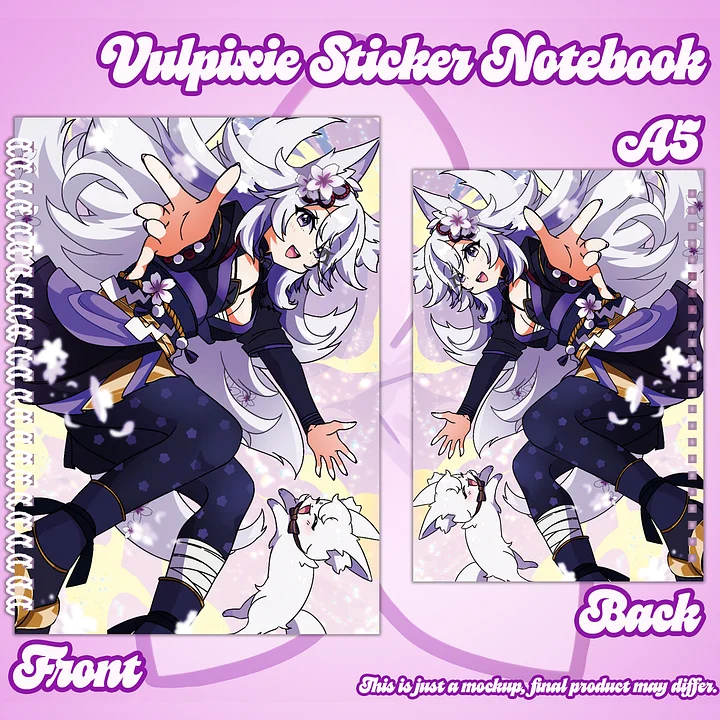 Vulpixie Sticker Notebook product image (1)