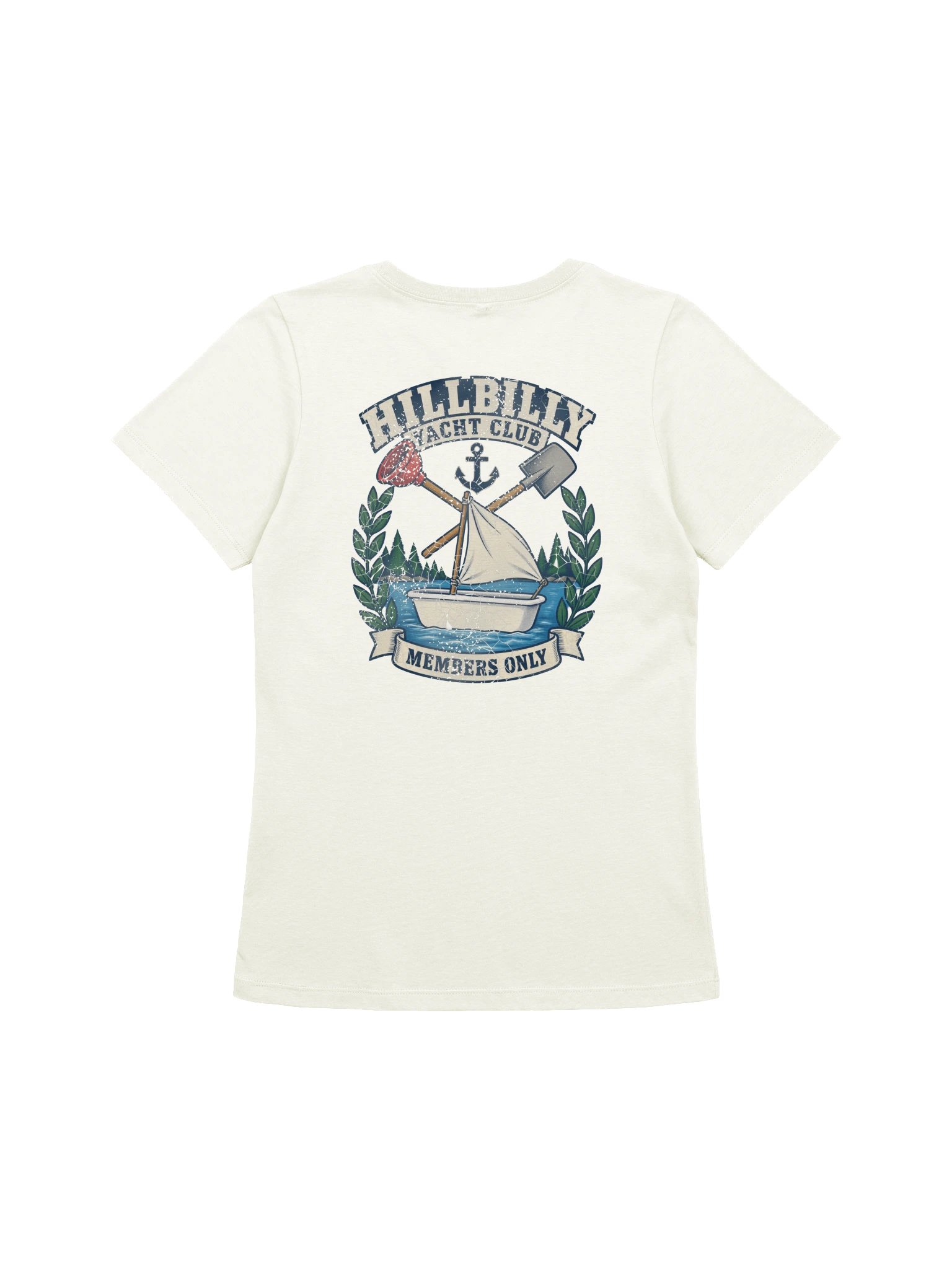 Hillbilly Yacht Club - Members Only - Women's Relaxed Tee product image (3)