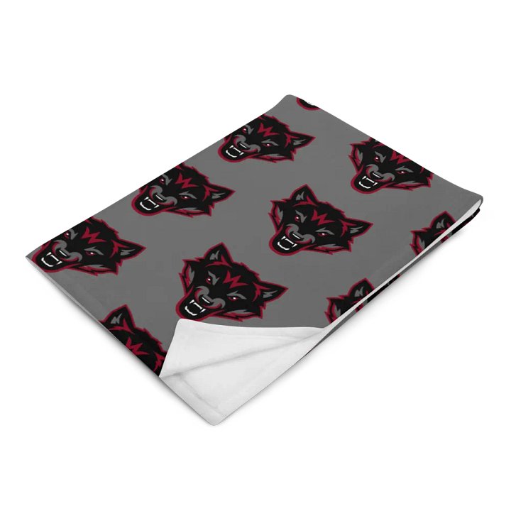 Vintage Captain Wolfpak Logo Throw Blanket product image (14)