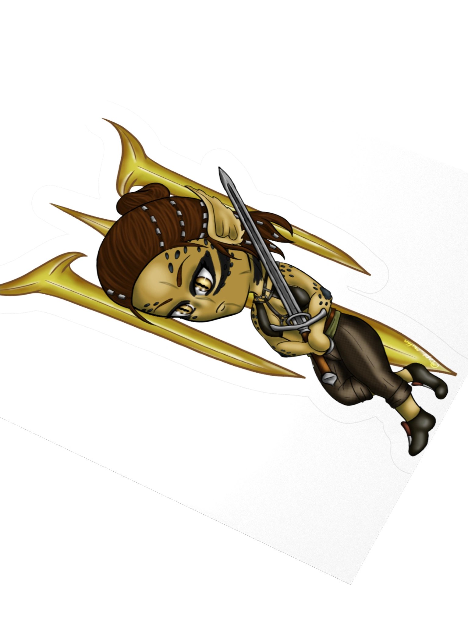 Chib Githyanki Warrior Sticker product image (3)