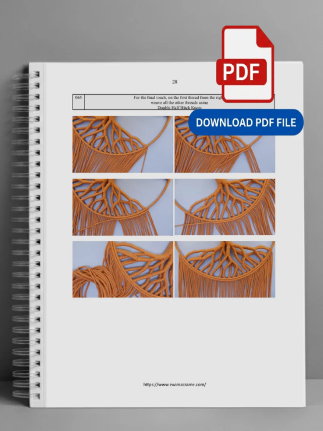 Macrame Tree of Life Wall Decor — Photo Tutorial product image (4)