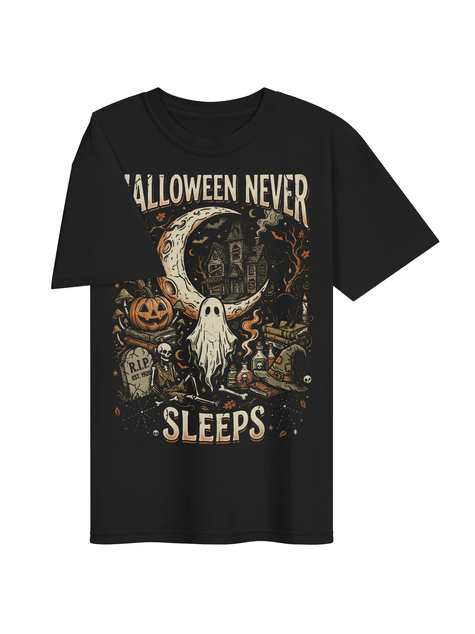 Halloween Never Sleeps – Spooky Night T-Shirt product image (29)