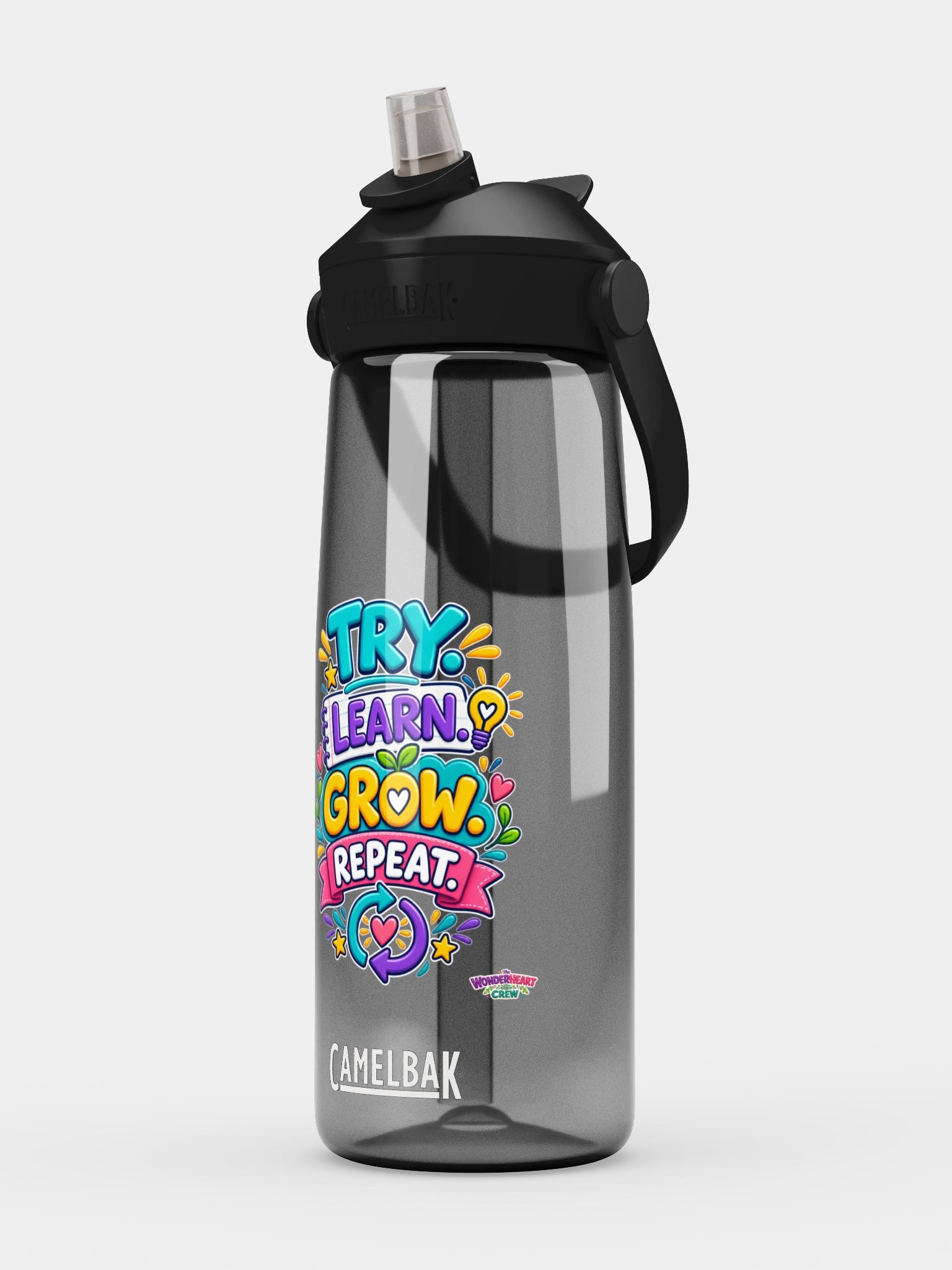 CamelBak Thrive® Flip Straw Inspirational Water Bottle - Try. Learn. Grow. Repeat product image (5)