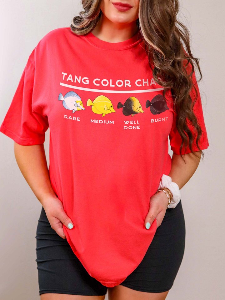 Sailfin Tang Color Chart T-Shirt for Reef Aquarium Lovers product image (2)