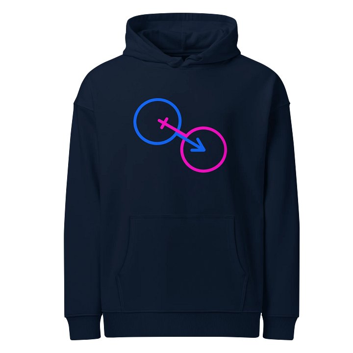 Straight Male & Female Harmony Organic Hoodie product image (1)