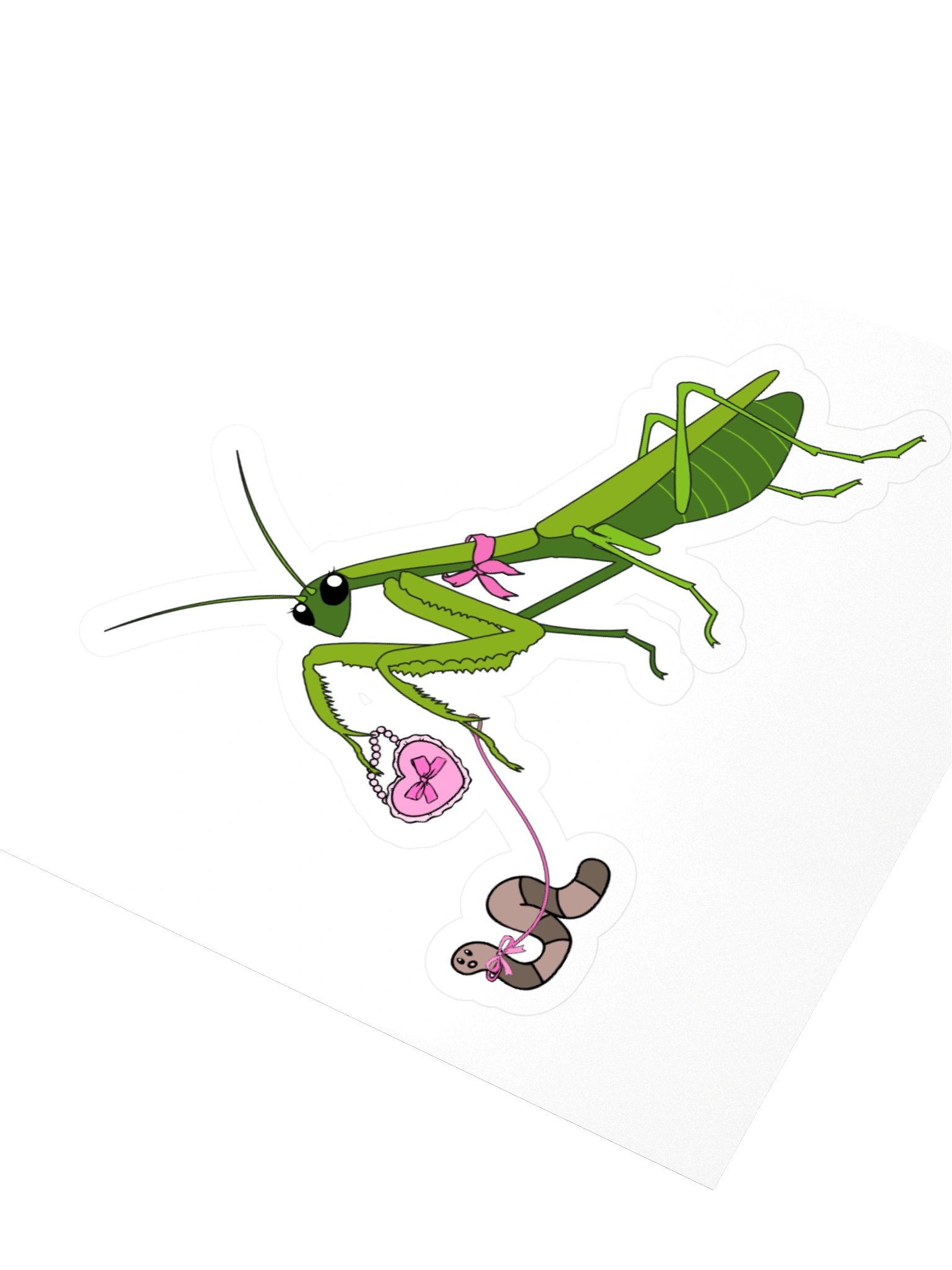 fancy mantis sticker product image (3)