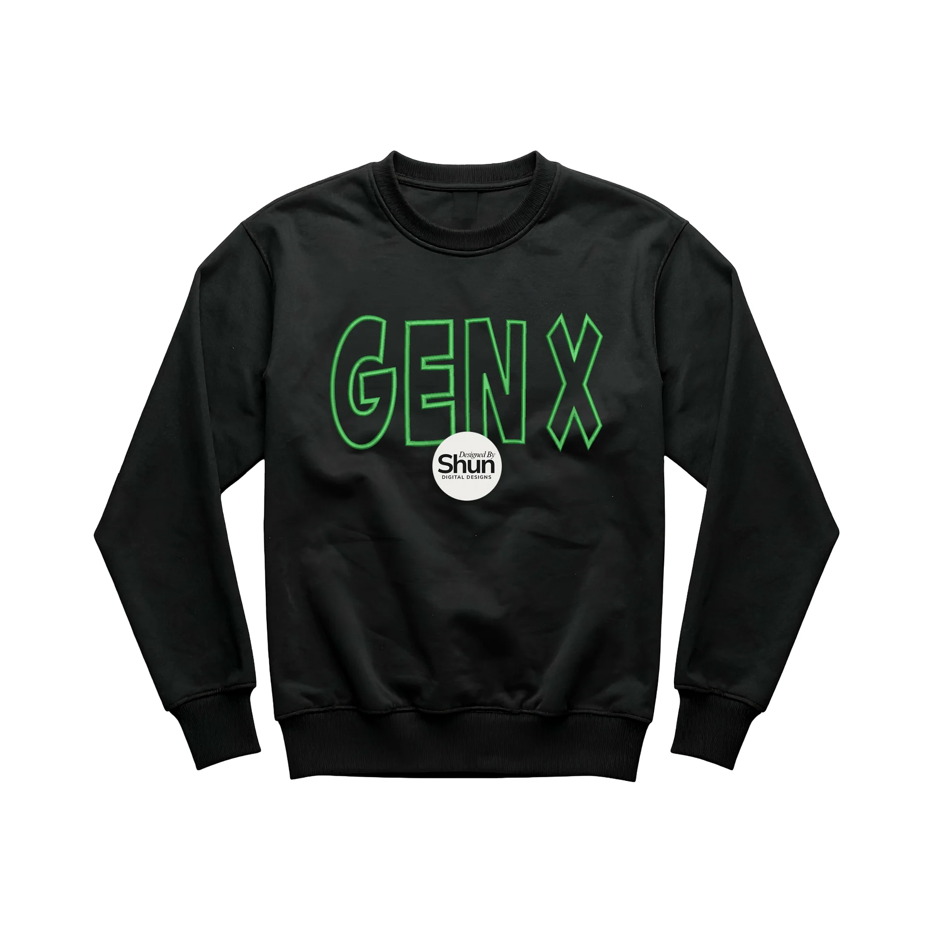 Gen X Applique Embroidery Design product image (3)